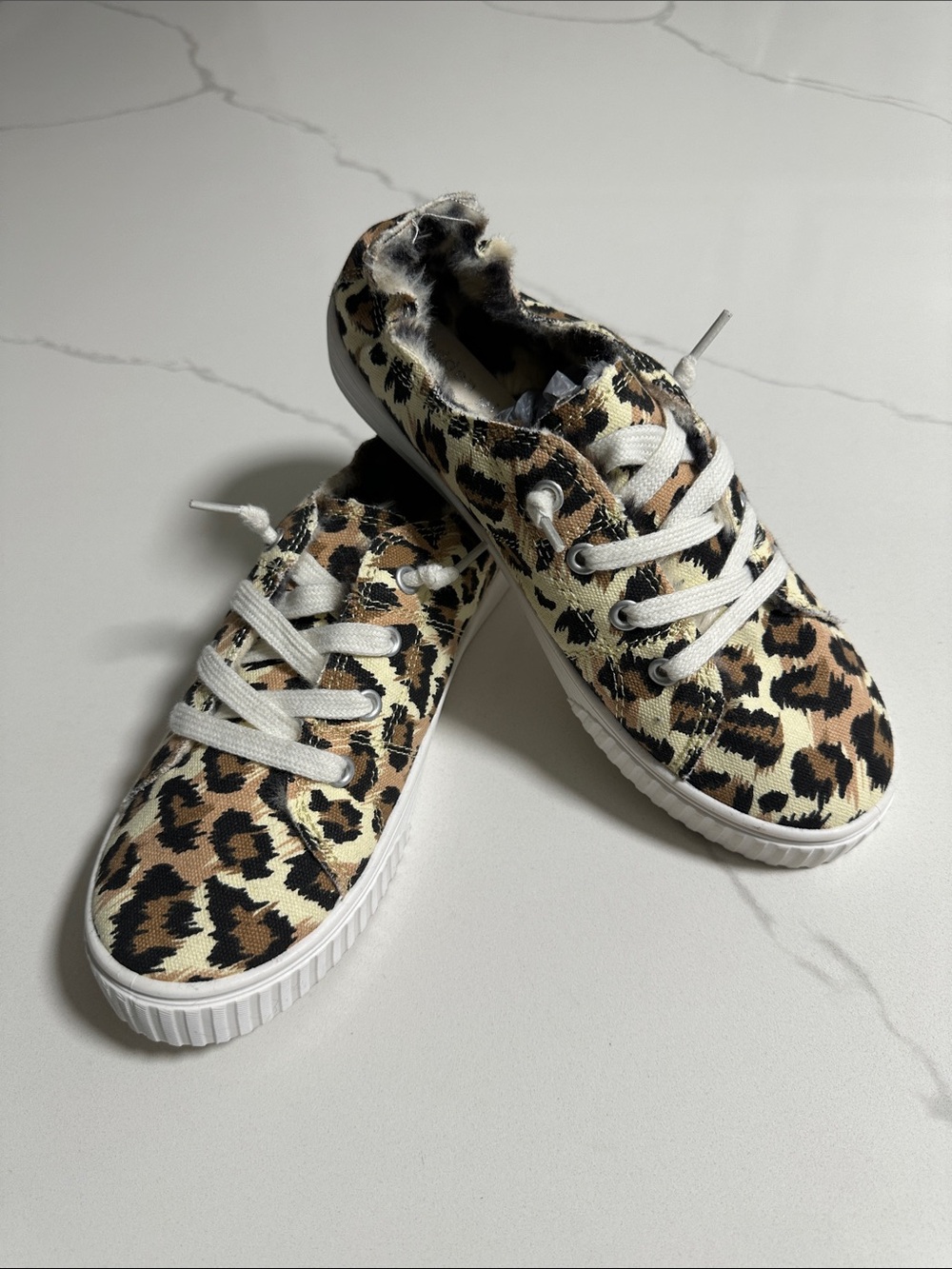 Madden Girl Marisa Canvas Faux Fur Sneakers